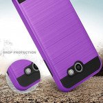 Wholesale Samsung Galaxy J3 Emerge, J3 (2017) Armor Hybrid Case (Purple)